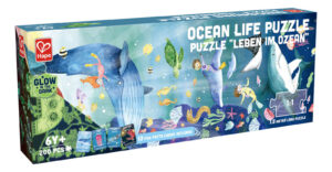 Puzzle Gigante Vida Marina Brilla En Oscuridad 200 Pz Hape