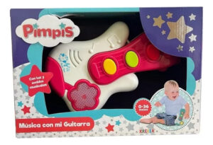 Guitarra Musical Para Bebés Con Luz Y Sonido Juego Juguete