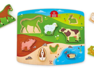 Juego Didactico Puzzle Rompecabezas Animales De Granja Hape