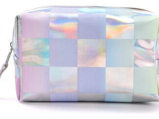 Cartuchera Canopla Damero Holograma Portacosmeticos Skora