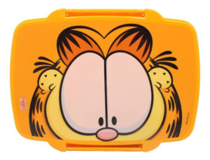 Lunchera Box Recipiente Con Divisiones Garfield Gato Escolar Gf118