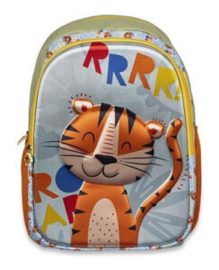 Mochila Espalda Talbot Animales Jungla 40,5cm. 16 Pulgadas Color Naranja