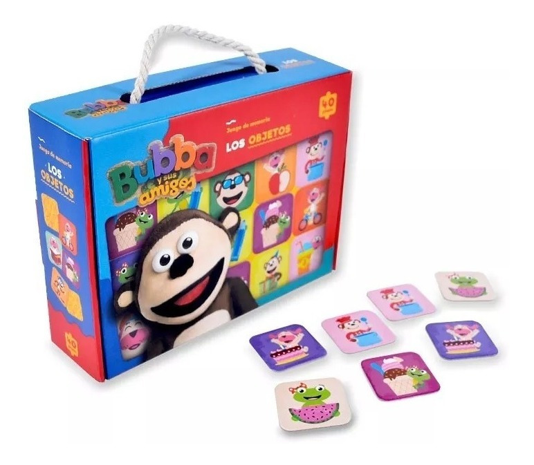 Juego De Memoria Bubba Y Sus Amigos Memotest Juguete Objetos