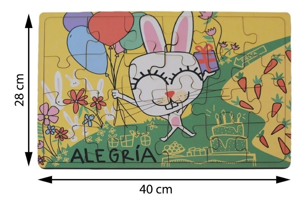 Rompecabezas Madera Juego Didactico Alegria Emociones Puzzle - Imagen 4