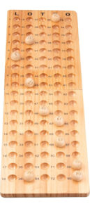 Portabolillas X 90 De Madera Para Bingo Juego Loteria
