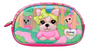 Cartuchera Simones Infantil Neoprene 3d Original Si111 Rosa Neoprene