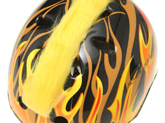 Casco Protección Infantil Llamas Fuego Bicicleta Patínaje