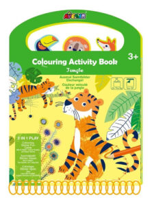 Libro De Actividades 6 Lápices Stickers Juegos Dibujo Arte Ch201741