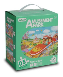 Rompecabezas Parque De Diversiones Kylwin 3 En 1 353 Piezas