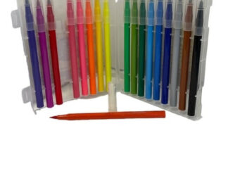 Marcadores Punta Pincel 18 Colores Al Agua Dibujo Pintura