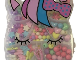 Armá Joyas Kit Mostacillas Caja Unicornio Bijouterie Juguete