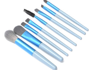 Set X 8 Brochas Y Pinceles Para Maquillaje Skora Con Estuche