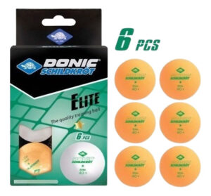Pelotas 6 Pelotitas Ping Pong Donic Elite 1 Estrella Naranja Naranja