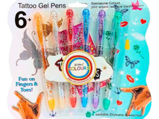 Marcadores Fibras Gel Para Tatuajes 6 Colores Tatoo 27548