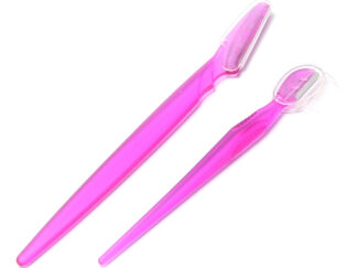 Set Perfilador Cejas Y Rostro + Peine De Cejas Skora Belleza Fucsia