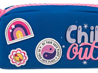 Canopla Talbot Zippi Aesthetic Gabardina Azul 1 Compartimento 20cm Zippi Relajarse