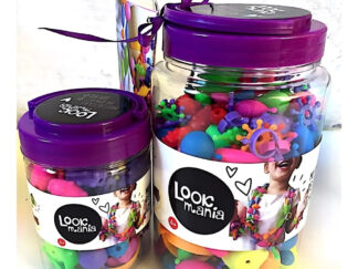 Juego Didactico Armá Joyas 300 Mostacillas Sin Hilo Juguete Look66