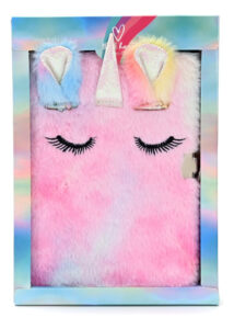 Diario Intimo Infantil Candado 70 Hojas Piel Unicornio Skora