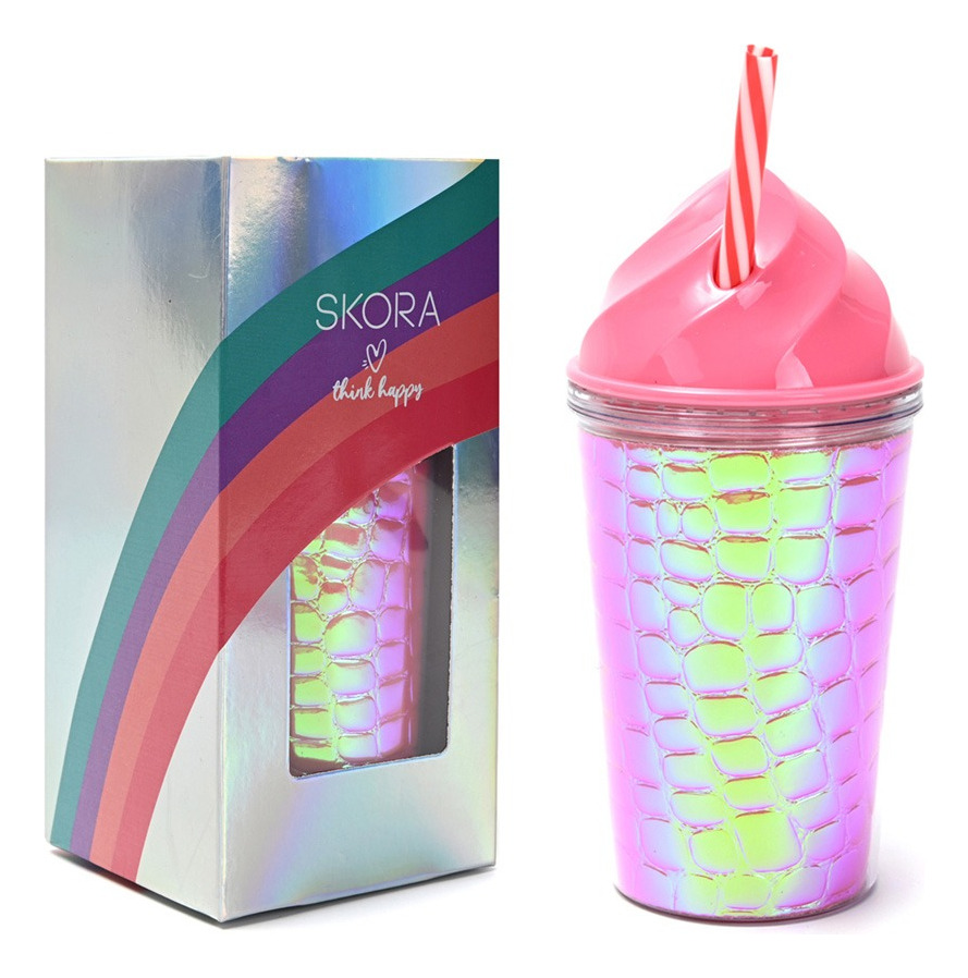 Vaso Plastico 300 Ml Metalizado Tapa Helado Sorbete Skora - Imagen 10