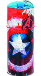 Vaso Capitán América Botella De Agua Infantil Avengers 350ml Sp814
