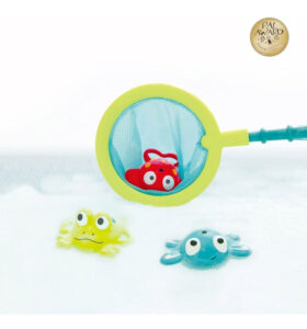 Juego De Pesca Didáctico Caña Red Hape Juguete Para El Agua