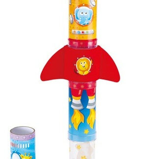 Cohete Espacial Apilable De Juguete Con Bola Voladora Hape