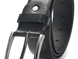 Cinturon Hombre Go Wanderlust 4 Cm Hebilla Negro Cinto 34571