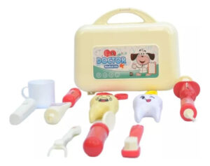 Valija Dentista Con 10 Accesorios Juego Juguete De Rol