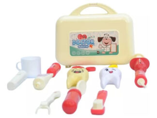 Valija Dentista Con 10 Accesorios Juego Juguete De Rol