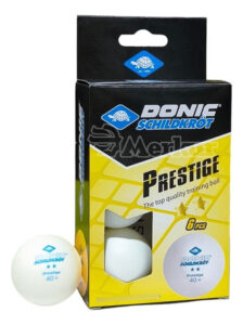 Pelotas De Ping Pong X6 Pelotitas 2 Estrellas Donic Prestige Blanco
