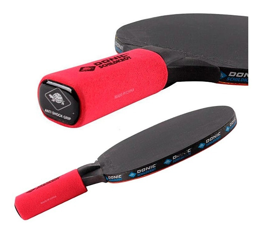 Paleta De Ping Pong Donic Schildkrot Sensation 600 Negra Y Roja Fl (cóncavo) Negro/rojo - Imagen 5