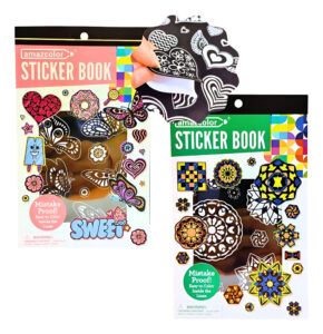 Libreta Con Stickers Afelpados X 75 Para Pintar Colorear