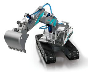 Kit Robótica Ingeniería Hidraulica Excavadora De Encastre Excavadora Hidráulica Ft987