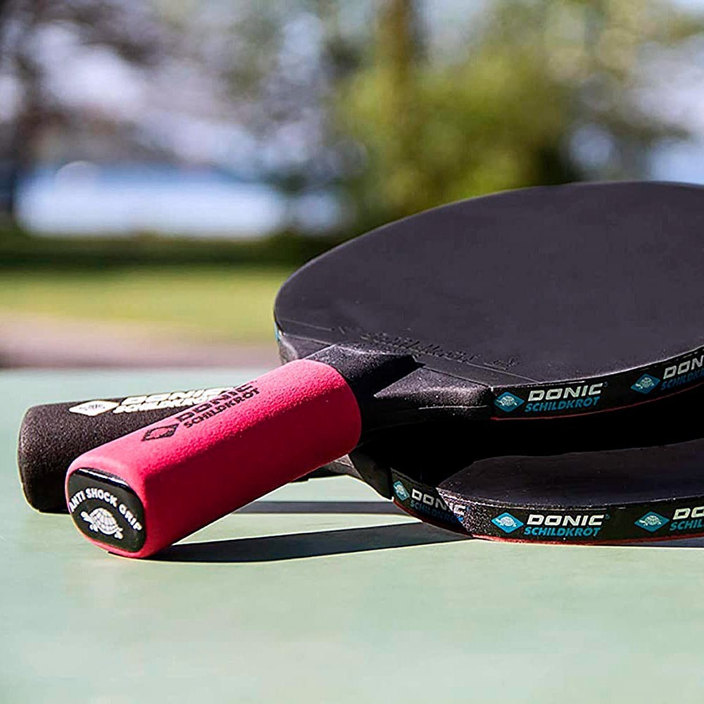 Paleta De Ping Pong Donic Schildkrot Sensation 600 Negra Y Roja Fl (cóncavo) Negro/rojo - Imagen 6