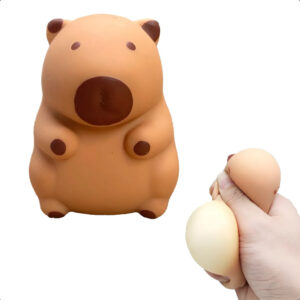 Squishy Capibara Capybara Carpincho Juguete Antiestrés Suave Marrón