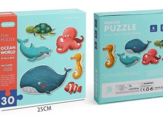 Rompecabezas Animales De Mar X6 Puzzle 30 Pz Juego Didáctico