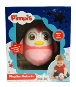 Pinguino Bailarin Mueve Ojitos Sonajero Juguete Bebé Pimpis