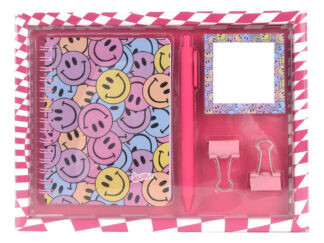 Kit Set Escolar Cuaderno Rayado Lapicera Anotador Ganchos