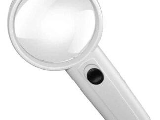 Lupa De Mano Multiple 3x Aumento Con Luz Led A Pila 75 Mm