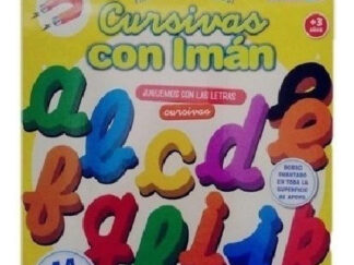 Letras Cursivas De Goma Eva Imantadas Iman Juego Didáctico