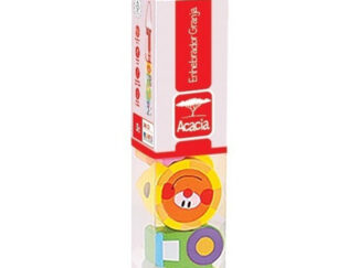Bloques De Madera Enhebrar Animales Juego Didactico Magnific