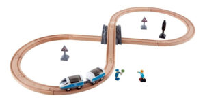 Pista Tren Juguete Hape Madera Didáctico Trenes Juego Vías