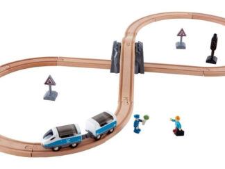 Pista Tren Juguete Hape Madera Didáctico Trenes Juego Vías