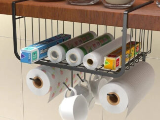 Organizador Estante Alacena Colgante 3 Soporte Rollo Gancho