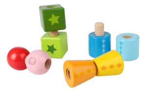 Juego Didactico De Encastre Enroscar Y Girar Hape Juguete Madera