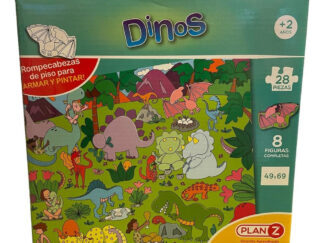 Rompecabezas Dinosaurios De Piso 28 Pz Puzzle Gigante Juego
