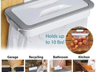 Tacho De Basura Para Bolsas Puerta O Cajón Residuos Portable Blanco