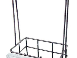 Canasta Decorativa Con Manija 23cm Adorno Colgante Metal Metal