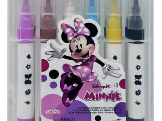 Marcadores De Acrílico X12 Colores Estuche Dibujo Pintura Minnie