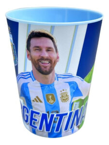 Vaso Infantil Plastico Afa 468 Ml Color Celeste Estampa Afa